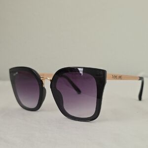 Black and Gold Women's Sunglasses